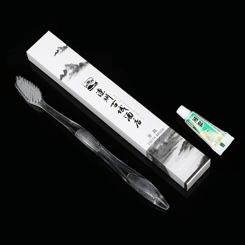 Hotel Room Disposable Toothbrush Toothpaste Hotel Tooth-Cleaners Inn Wash Daily Necessities Consumables Factory Direct Sales