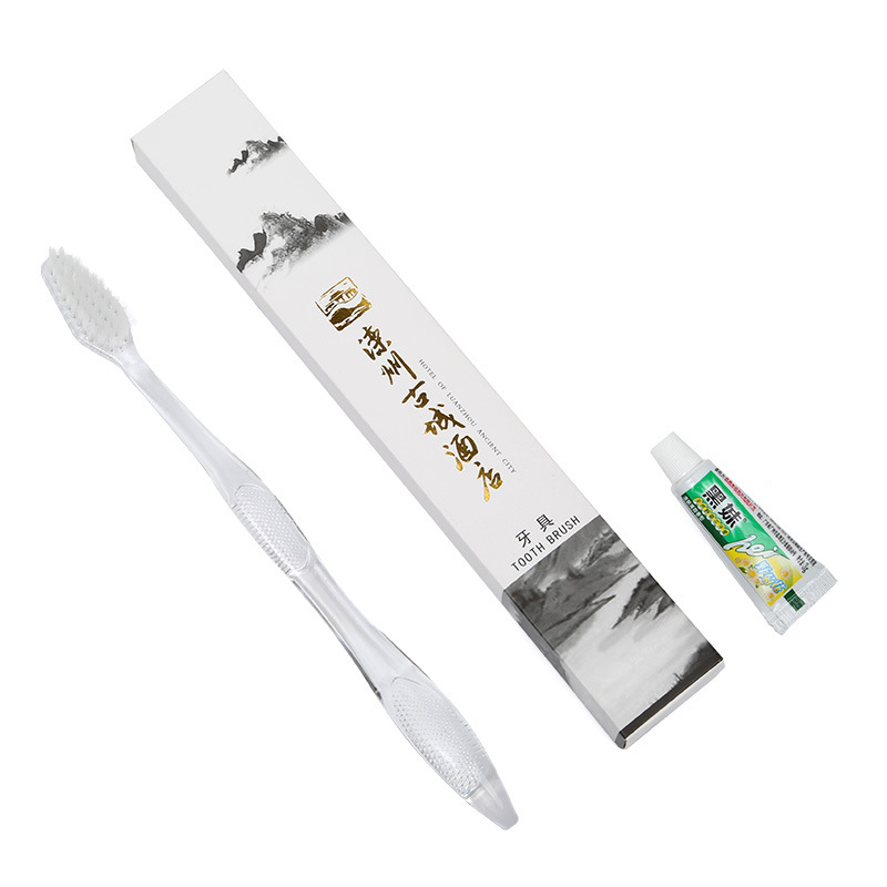 Hotel Room Disposable Toothbrush Toothpaste Hotel Tooth-Cleaners Inn Wash Daily Necessities Consumables Factory Direct Sales