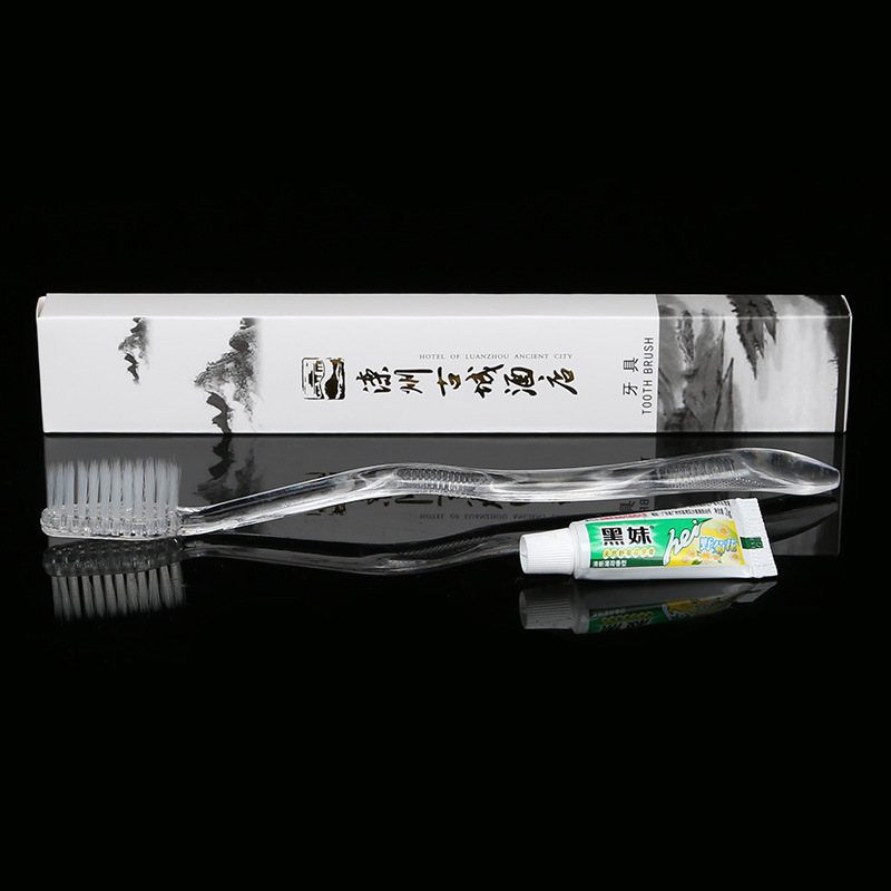 Hotel Room Disposable Toothbrush Toothpaste Hotel Tooth-Cleaners Inn Wash Daily Necessities Consumables Factory Direct Sales