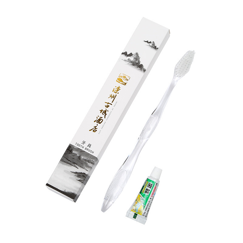 Hotel Room Disposable Toothbrush Toothpaste Hotel Tooth-Cleaners Inn Wash Daily Necessities Consumables Factory Direct Sales