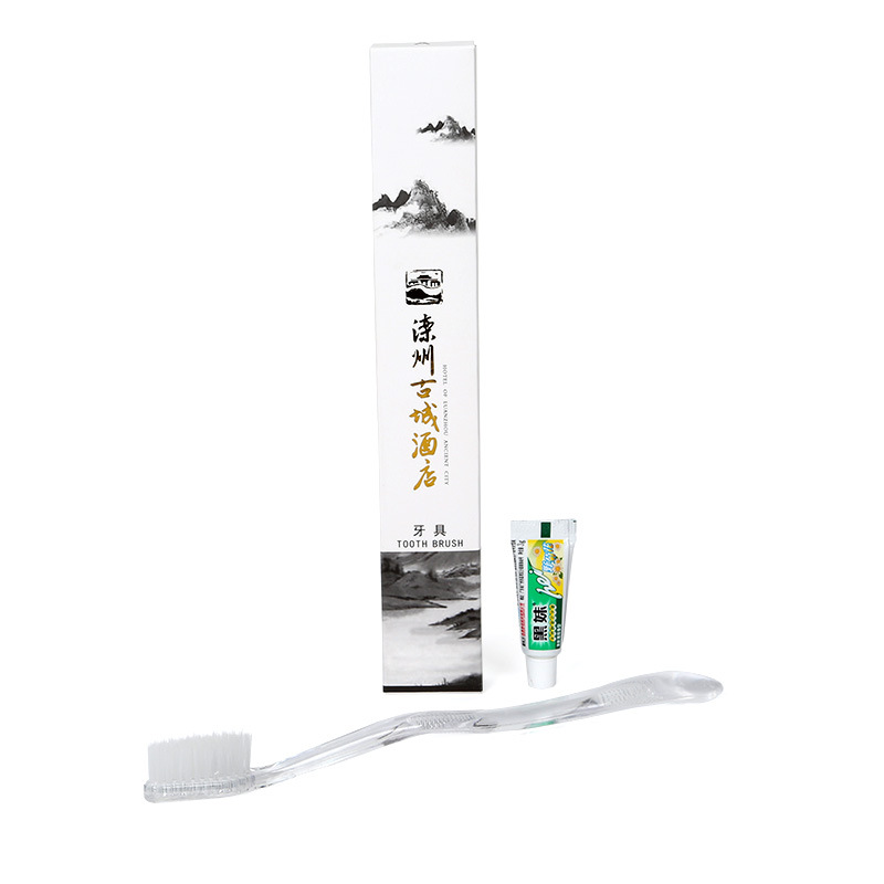 Hotel Room Disposable Toothbrush Toothpaste Hotel Tooth-Cleaners Inn Wash Daily Necessities Consumables Factory Direct Sales