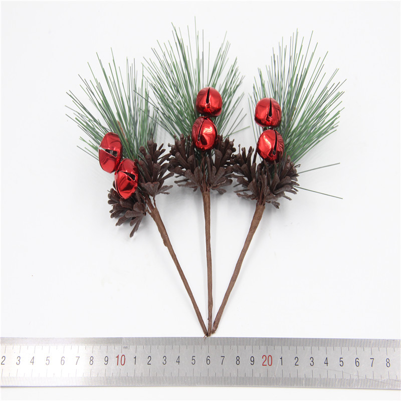 Christmas Decoration Bouquet DIY Garland Christmas Tree Matching Holiday Window Bar Scene Artificial Pine Cones Accessories