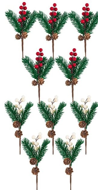 Christmas Decoration Bouquet DIY Garland Christmas Tree Matching Holiday Window Bar Scene Artificial Pine Cones Accessories