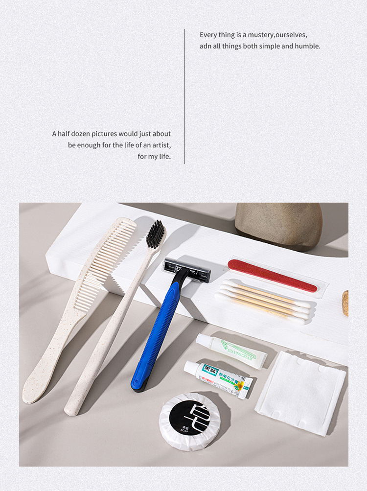Star Hotel Bed & Breakfast Disposable Toiletry Set Bamboo Charcoal Soft-Bristle Toothbrush Toothpaste Comb Room Supplies Star Hotel Bed & Breakfast Disposable Toiletry Set Bamboo Charcoal Soft-Bristle Toothbrush Toothpaste Comb Room Supplies