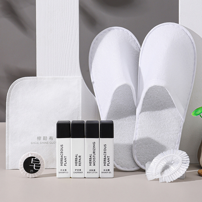 Star Hotel Bed &amp; Breakfast Disposable Toiletry Set Bamboo Charcoal Soft-Bristle Toothbrush Toothpaste Comb Room Supplies