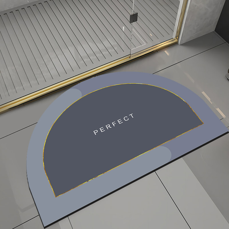 Exit Floor Mat Bathroom BathroomDoor Non-Slip Water-Absorbing Quick-Drying Floor Mat Bathtub Toilet Wash Basin Floor Mat
