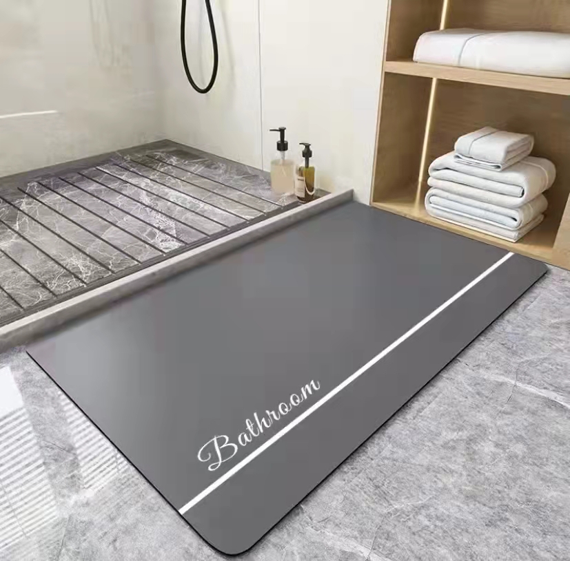 Exit Floor Mat Bathroom BathroomDoor Non-Slip Water-Absorbing Quick-Drying Floor Mat Bathtub Toilet Wash Basin Floor Mat