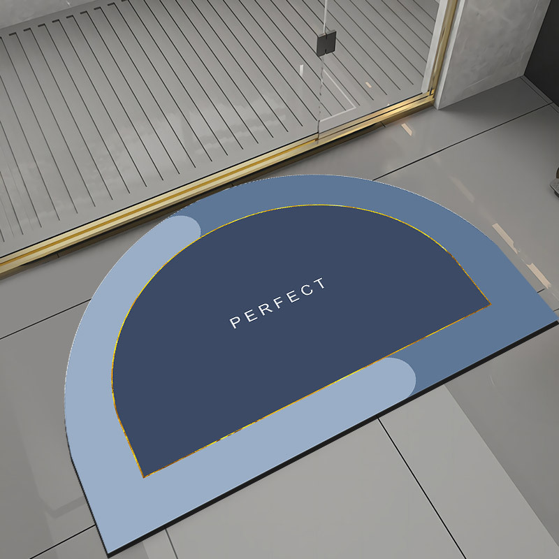 Exit Floor Mat Bathroom BathroomDoor Non-Slip Water-Absorbing Quick-Drying Floor Mat Bathtub Toilet Wash Basin Floor Mat