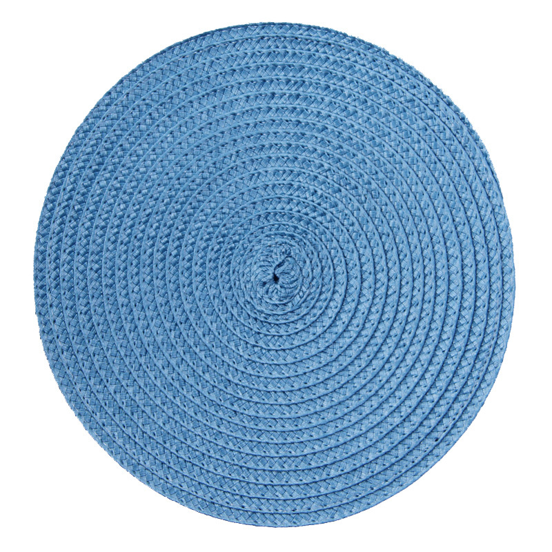 Pp Handmade Woven Placemat Heat Proof Mat Table Oil-Proof Mat Plate Mat Bowl Coaster Cup Coaster European and American Japanese Home Decoration