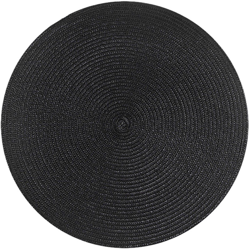 Pp Handmade Woven Placemat Heat Proof Mat Table Oil-Proof Mat Plate Mat Bowl Coaster Cup Coaster European and American Japanese Home Decoration