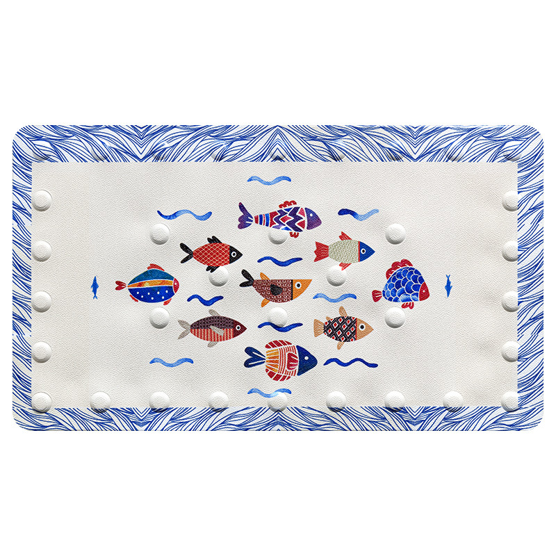 Bathroom Non-Slip Mat Shower Bath Mat Toilet Bathroom Doorway Mat Bathtub Household Drop-Resistant Toilet Floor Mat