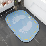 Bathroom Non-Slip Mat Shower Bath Mat Toilet Bathroom Doorway Mat Bathtub Household Drop-Resistant Toilet Floor Mat
