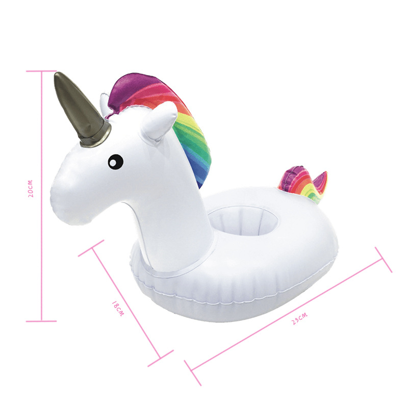 Unicorn Flamingo Cup-holders are a hot spot on Instagram and amazon for inflatable water coaster drinks