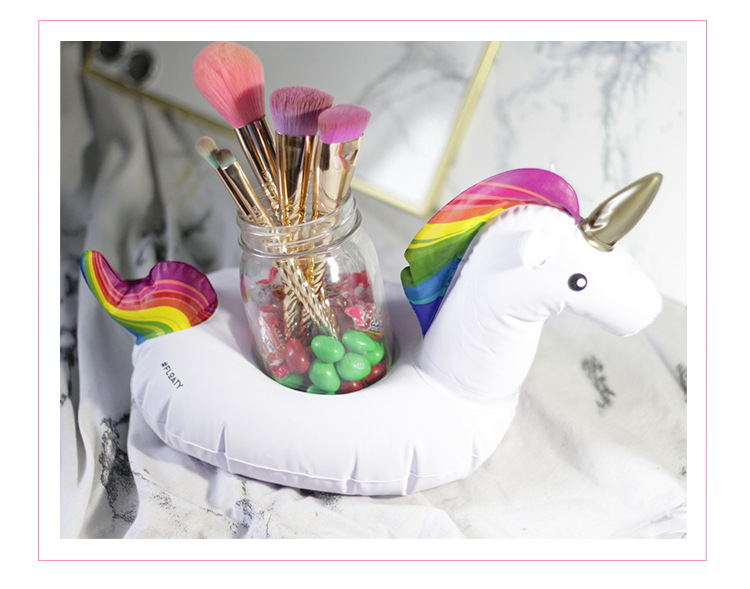 Unicorn Flamingo Cup-holders are a hot spot on Instagram and amazon for inflatable water coaster drinks