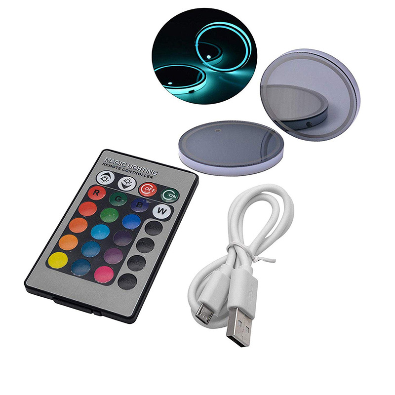 Car Luminous Led Water Cup Mat Non-Slip Mat Colorful Led Coaster Remote Control Water Cup Mat Solar Coaster Car Luminous Led Water Cup Mat Non-Slip Mat Colorful Led Coaster Remote Control Water Cup Mat Solar Coaster