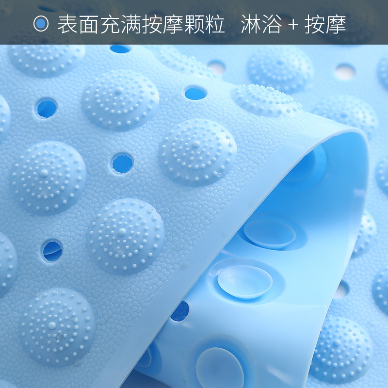 PVC Bathroom Mat Hotel Swimming Pool Bath Foot Mat Bathtub Waterproof Toilet Toilet Floor Mat Suction