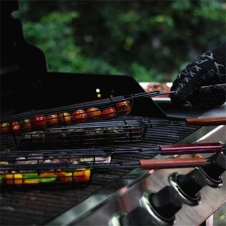 Portable Outdoor Barbecue Grill Mini BBQ Handheld BBQ Clamp Barbecue Wire Barbecue Cage Portable Outdoor Barbecue Grill Mini BBQ Handheld BBQ Clamp Barbecue Wire Barbecue Cage
