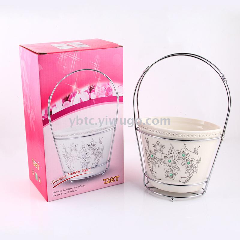 With drill ceramic knife, fork and spoon for storing bituminous water, fruit basket, kitchen utensils, chopsticks, cage, multifunctional knife and cutlery