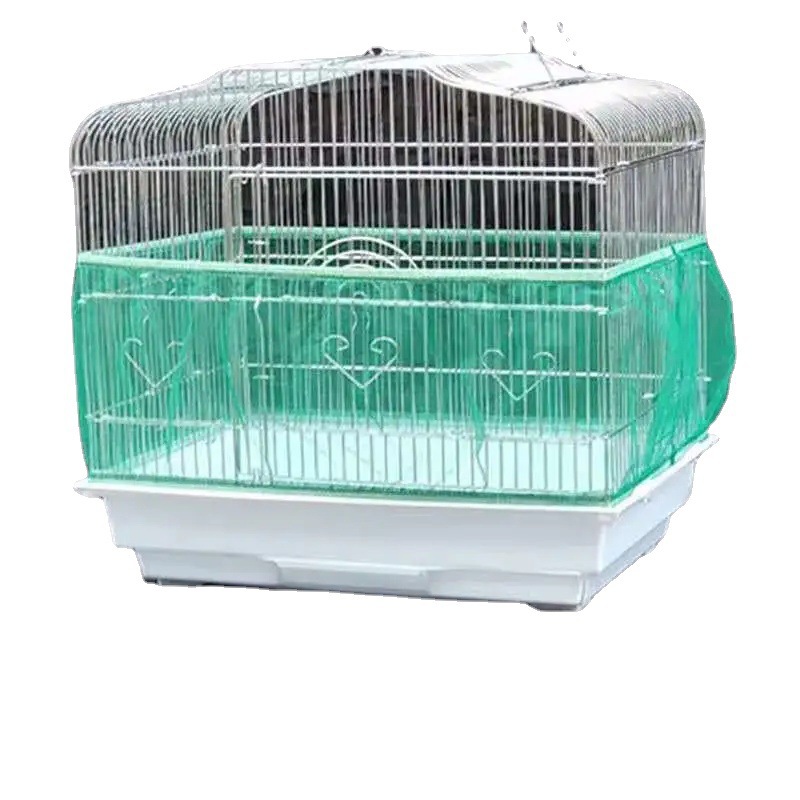 Bird Cover Net Dress Large, Medium and Small Dustproof Net Cover Mesh Cloth Reduce Dust Blocking Cleaning Bird Cage Small Parrot Cage Cloth Cover