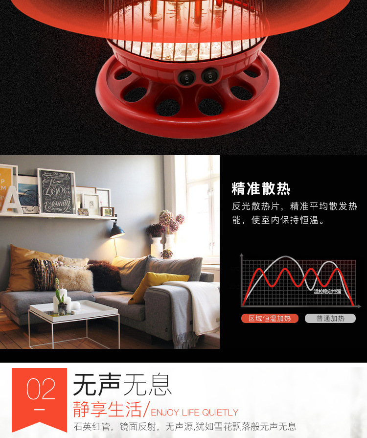 Electric Heater Large Disc Quartz Red Tube Bird Cage Electric Heating Stove Household Energy Saving Small Desktop Fire Electric Heater Large Disc Quartz Red Tube Bird Cage Electric Heating Stove Household Energy Saving Small Desktop Fire