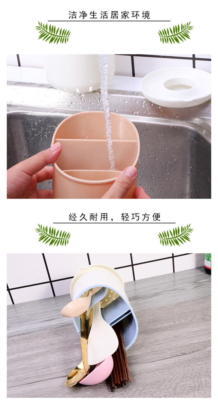 Multi-Functional Kitchen Chopsticks Cage Storage Rack Storage Chopsticks Holder Plastic Draining Chopsticks Shelf Spoon Chopsticks Box