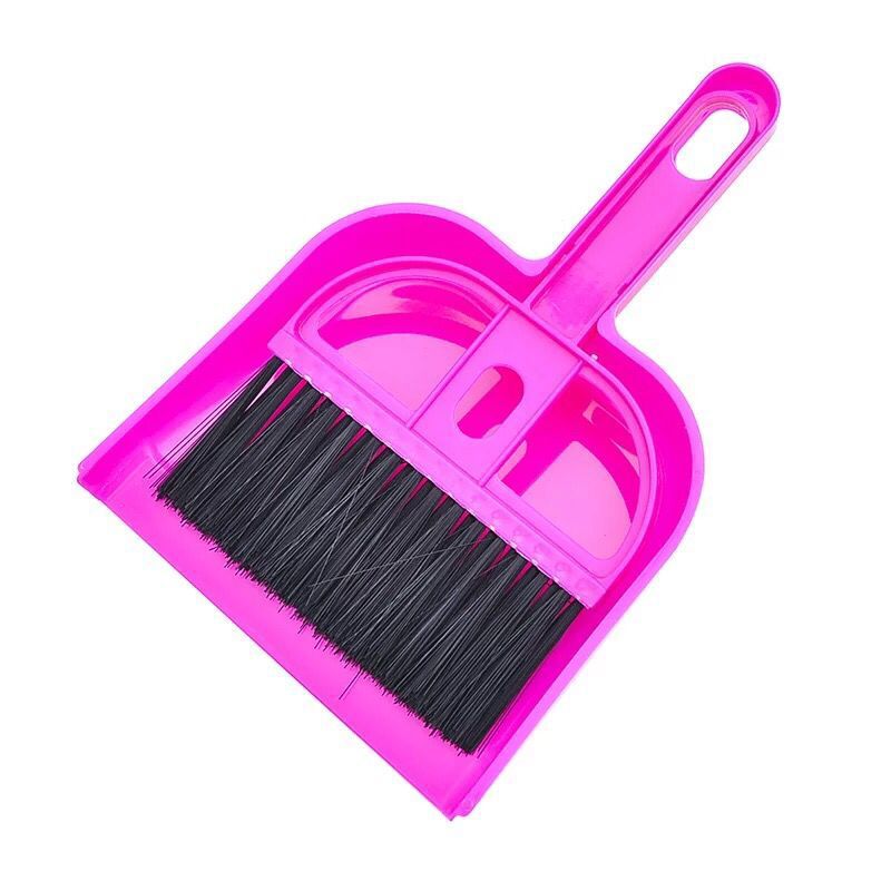 Hamster Cleaning Tool Broom Dustpan Cleaning Cage Brush Sawdust Manure Rabbit Totoro Small Pet Supplies Set