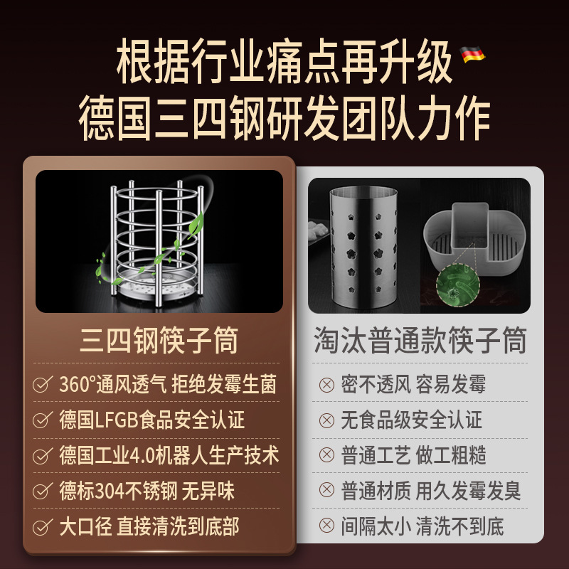 Holder Cage Household Kitchen Draining Chopsticks Basket Bucket Rack Multifunctional Storage Holder Chopsticks Cage