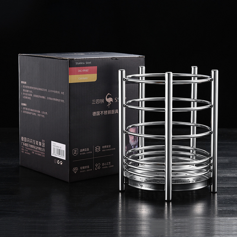 Holder Cage Household Kitchen Draining Chopsticks Basket Bucket Rack Multifunctional Storage Holder Chopsticks Cage