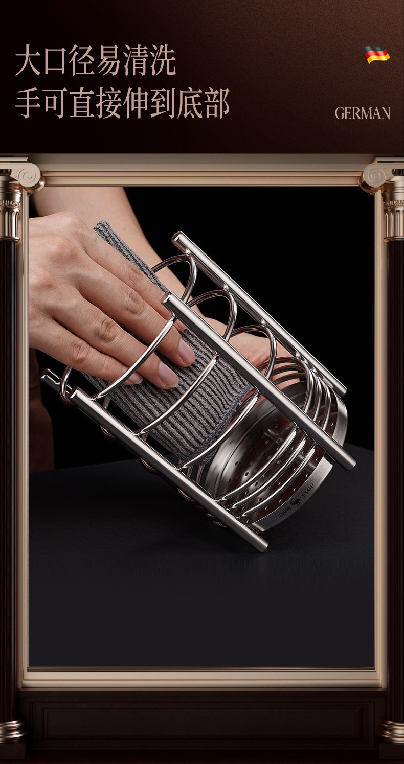 Holder Cage Household Kitchen Draining Chopsticks Basket Bucket Rack Multifunctional Storage Holder Chopsticks Cage