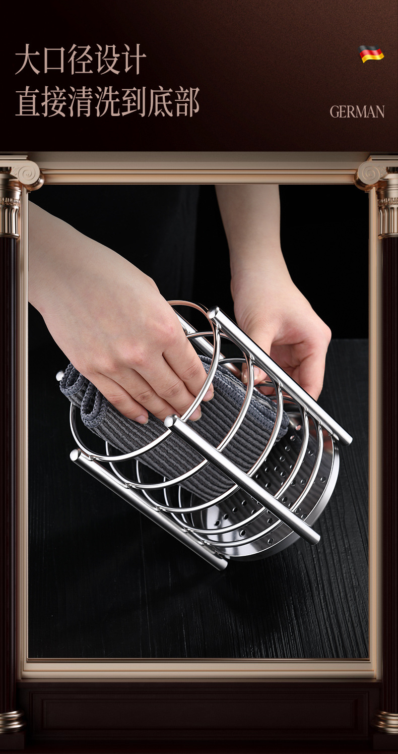 Holder Cage Household Kitchen Draining Chopsticks Basket Bucket Rack Multifunctional Storage Holder Chopsticks Cage