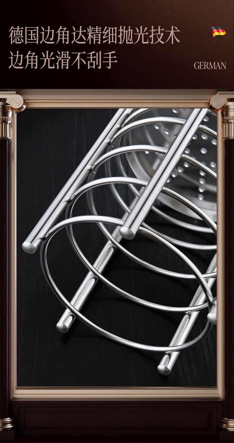 Holder Cage Household Kitchen Draining Chopsticks Basket Bucket Rack Multifunctional Storage Holder Chopsticks Cage