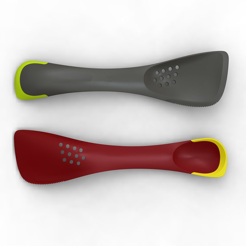 Kitchenware New Five-in-One Kitchenware Leak Spatula Colander + Shovel + Scraper + Spoon + Cutter 2 Colors