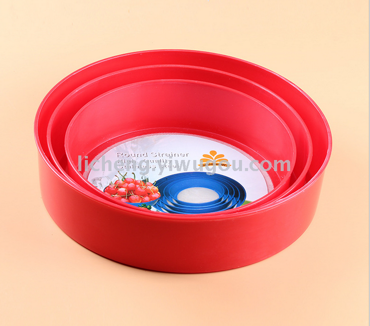 Plastic rice flour sieve strainer spoon noodle colander strainer Plastic rice flour sieve strainer spoon noodle colander strainer