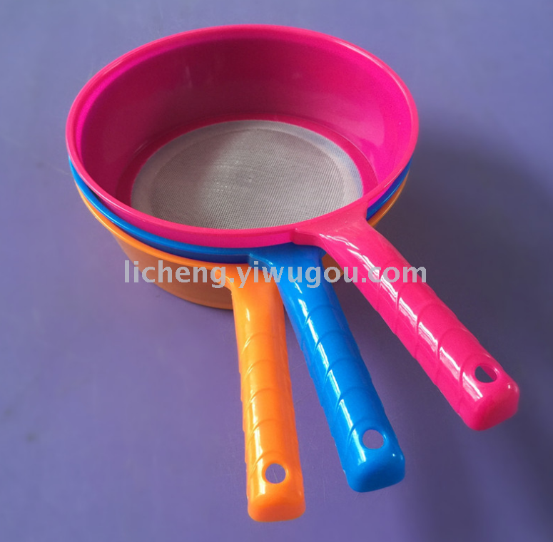 Plastic rice flour sieve strainer spoon noodle colander strainer Plastic rice flour sieve strainer spoon noodle colander strainer