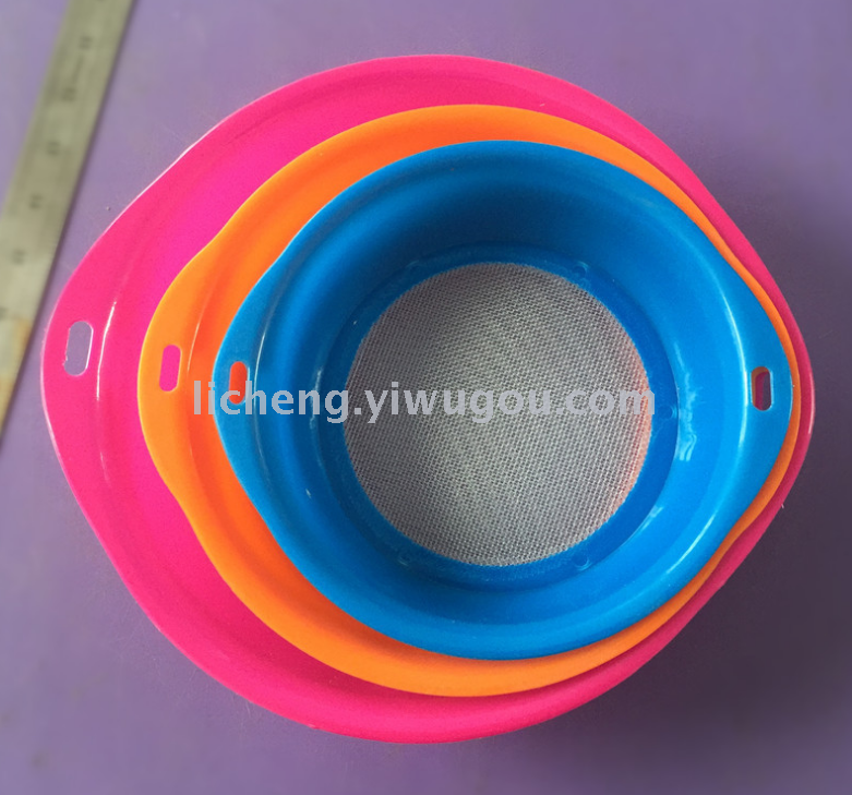 Plastic rice flour sieve strainer spoon noodle colander strainer Plastic rice flour sieve strainer spoon noodle colander strainer