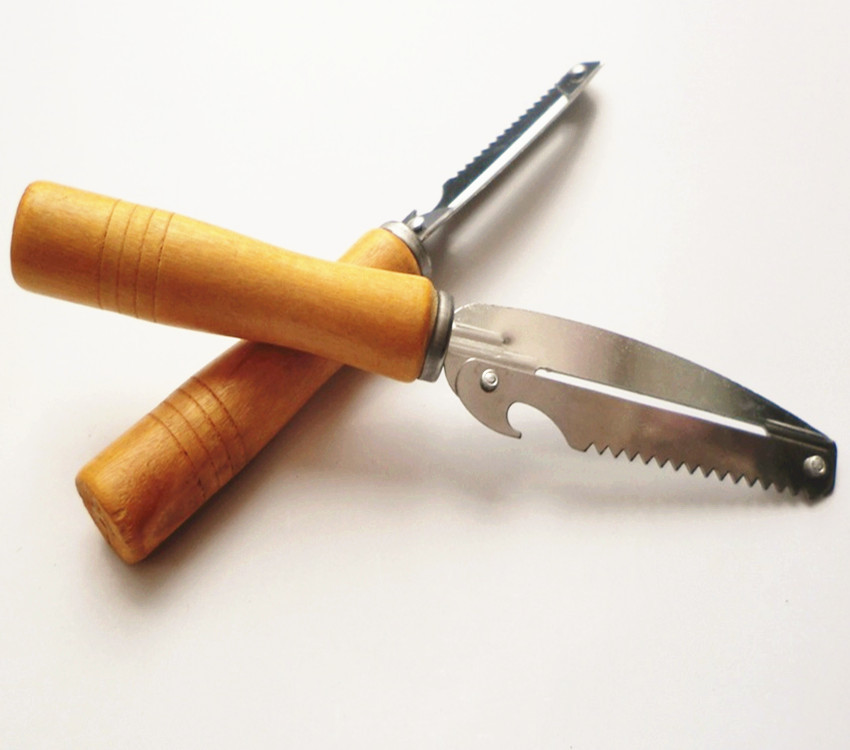 Fruit knife small vertical Fruit knife wooden handle paring knife manufacturer direct selling dollar store.