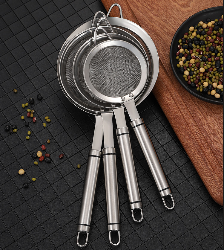304 Stainless Steel Colander Hot Pot Spoon Strainer Powder Sieve Soymilk Filtration Deep Frying Spoon Screening Mesh Noodle Fishing Factory Direct Sales 304 Stainless Steel Colander Hot Pot Spoon Strainer Powder Sieve Soymilk Filtration Deep Frying Spoon Screening Mesh Noodle Fishing Factory Direct Sales