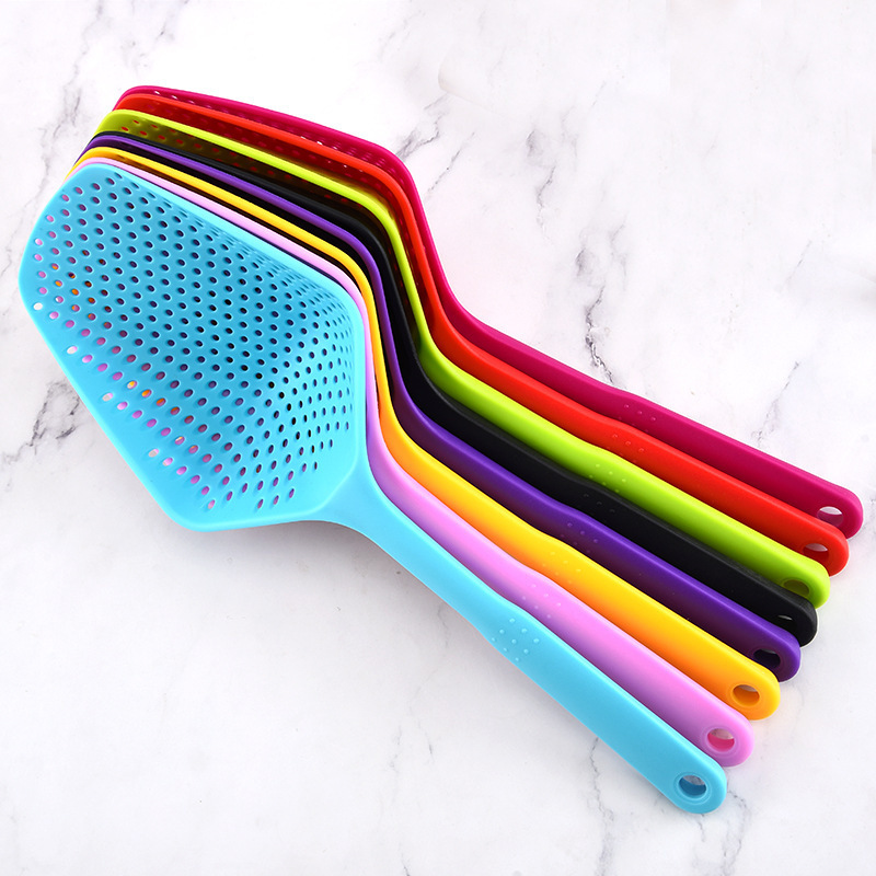 Plastic Water-Proof Shovel Water-Proof Slotted Turner Plastic Ice Shovel Kitchen Household Non-Stick Kitchenware Plastic Fishing Fence Colander