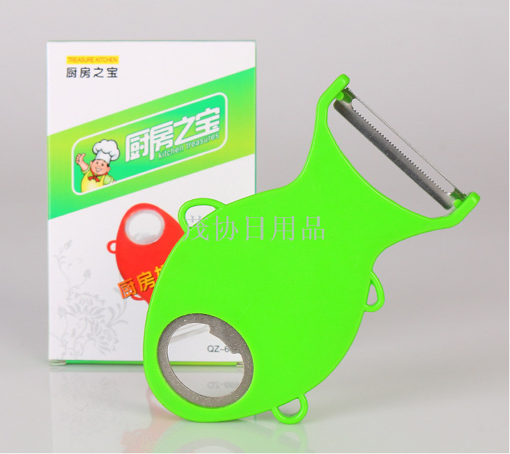 Manufacturer direct selling fish - shaped peeler shaving cutter multi - function paring knife opener TV products.