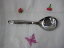 KW-A048 smiley face factory direct stainless steel tableware series scoop scoop scoop colander
