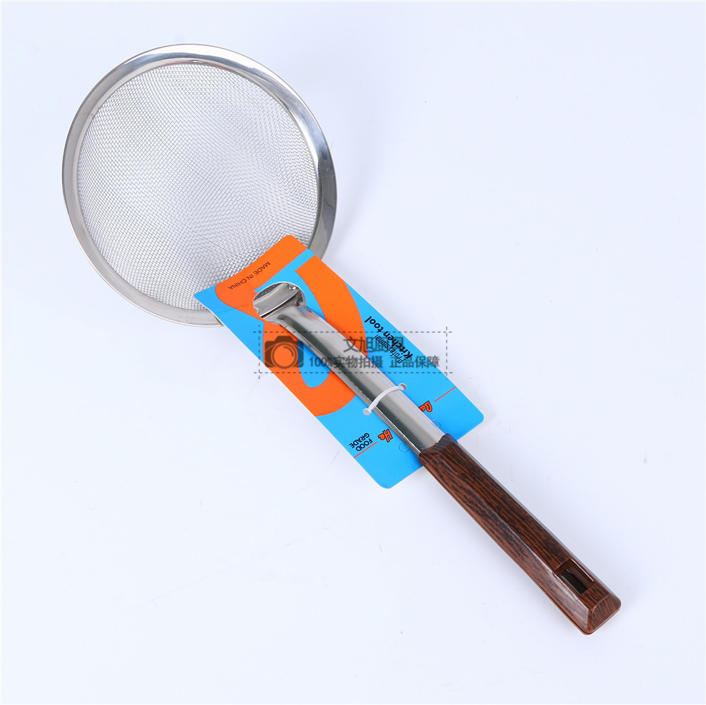Stainless Steel Punching Colander Noodles Strainer Scoop up Dumplings Strainer Frying Filter Leakage Punching Rice Noodle Skimmer