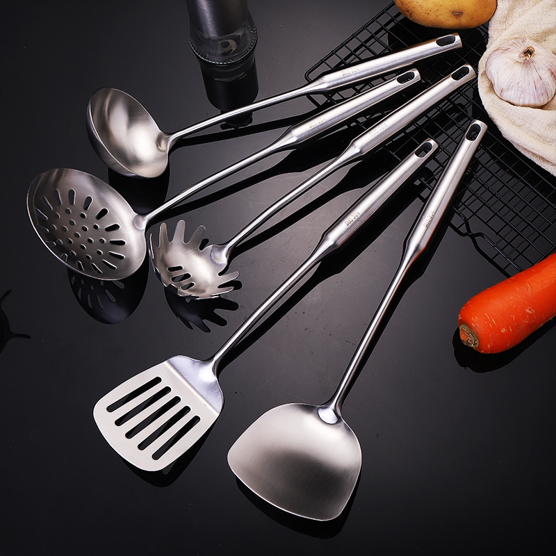 304 Stainless Steel Spatula Spoon Cooking Spatula Colander Kitchenware Gift Set