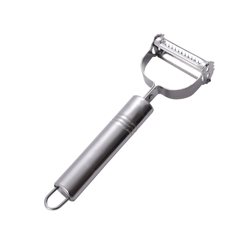Multi-Functional Stainless Steel Smiley Face Fruit Peeling Knife Apple Peeler Potato Paring Knife