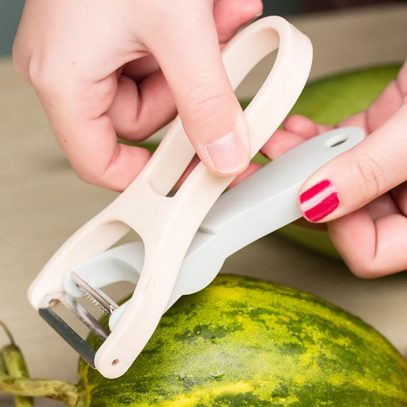 Multifunctional Paring Knife 2-in-1 Kitchen Stainless Steel Peeler Potato Fruit Knife Wire Scraper Grater