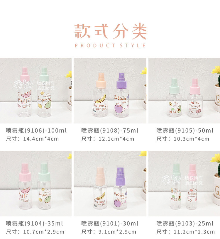 Cartoon Spray Bottle Makeup Hydrating Travel Portable Dispensing Fire Extinguisher Bottles Fine Sprays Face Press Small Spray Bottle Lotion Bottle Cartoon Spray Bottle Makeup Hydrating Travel Portable Dispensing Fire Extinguisher Bottles Fine Sprays Face Press Small Spray Bottle Lotion Bottle