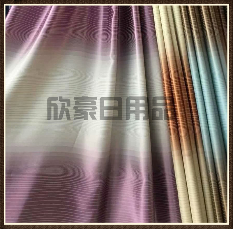 New Chinese style curtain finished curtain fabric simple modern balcony bay window living room French window plane window