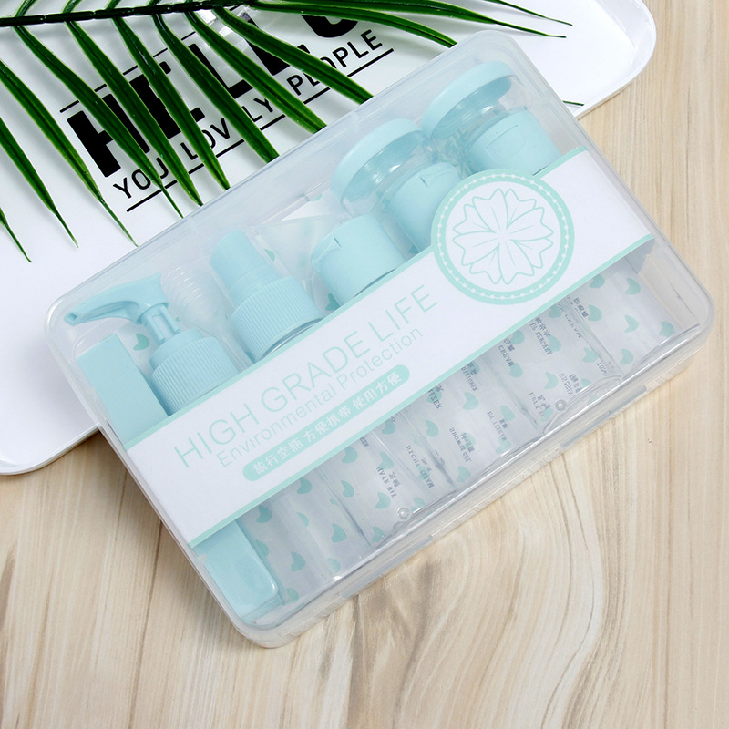 Cool Portable Travel Bottle Filling Set Cosmetics Bottle 12-Piece Set Travel Business Trip Wash Fire Extinguisher Bottles