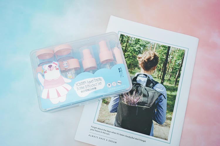 Cool Portable Travel Bottle Filling Set Cosmetics Bottle 12-Piece Set Travel Business Trip Wash Fire Extinguisher Bottles