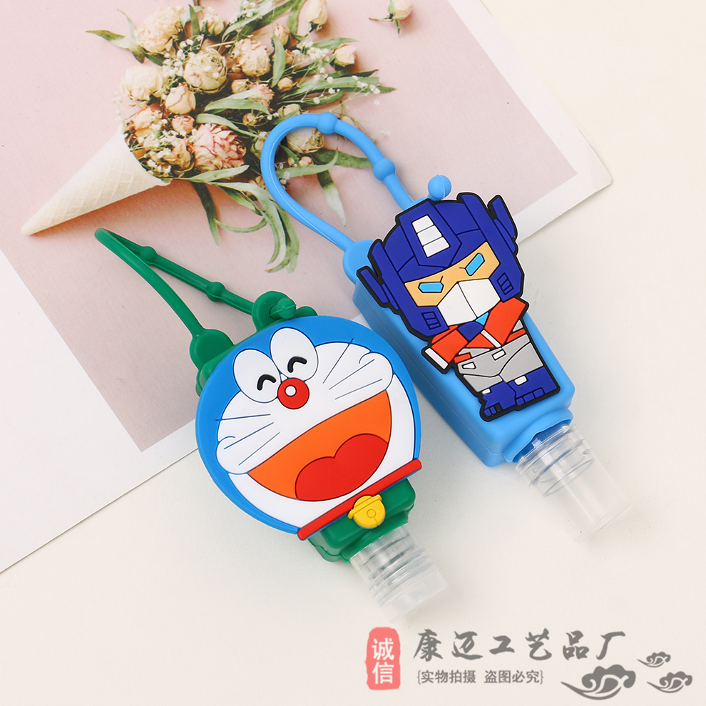 Children&#039;s Instant Hand Sanitizer Fire Extinguisher Bottles Antibacterial Disinfection Portable Cartoon Doll Doraemon Team Iron Man Bottle