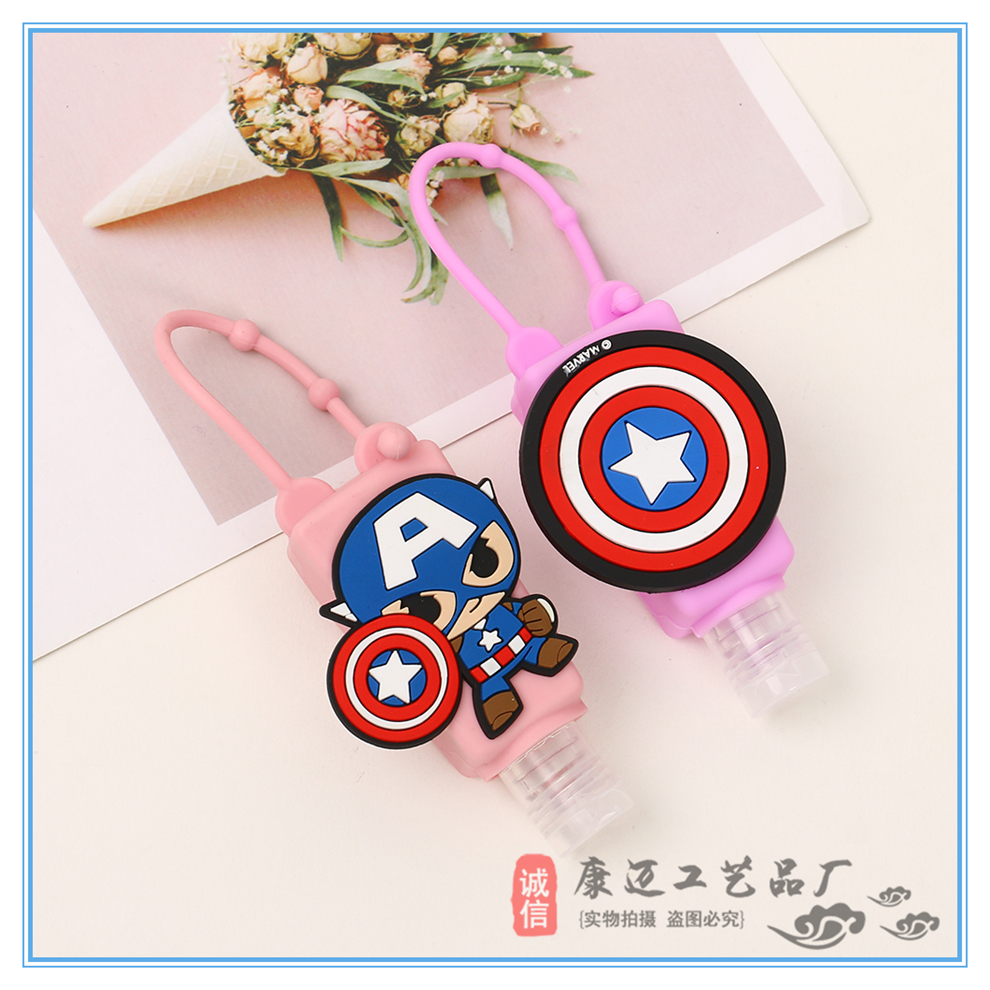Children's Instant Hand Sanitizer Fire Extinguisher Bottles Antibacterial Disinfection Portable Cartoon Doll Doraemon Team Iron Man Bottle
